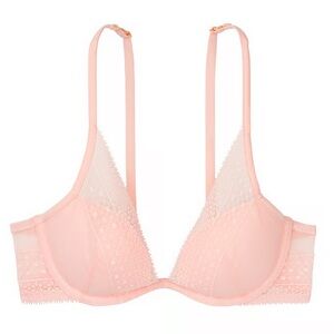 Victoria’s Secret Incredible plunge bra - millennial pink